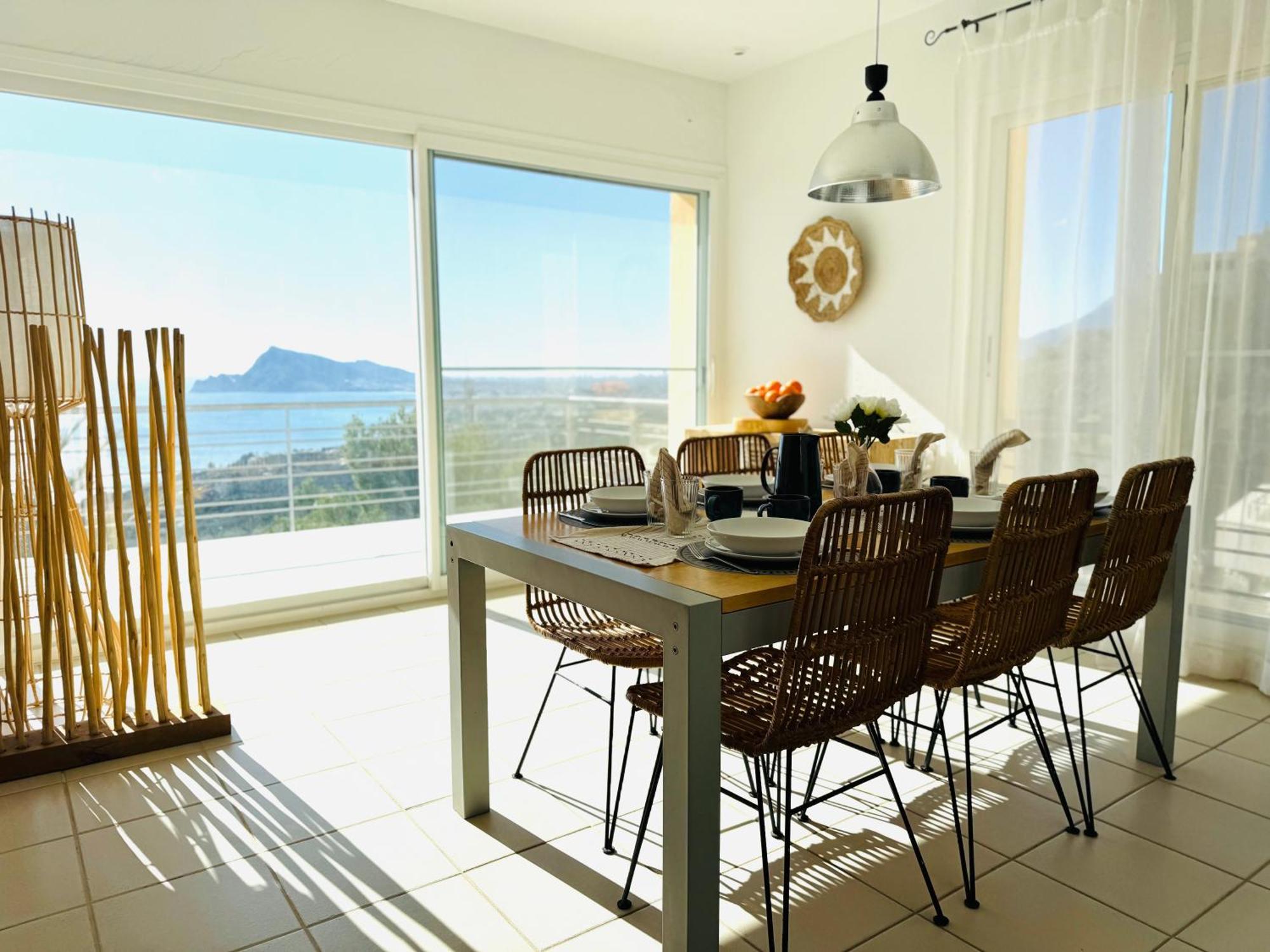 Seaview 6Br Villa With Private Pool Altea Luaran gambar