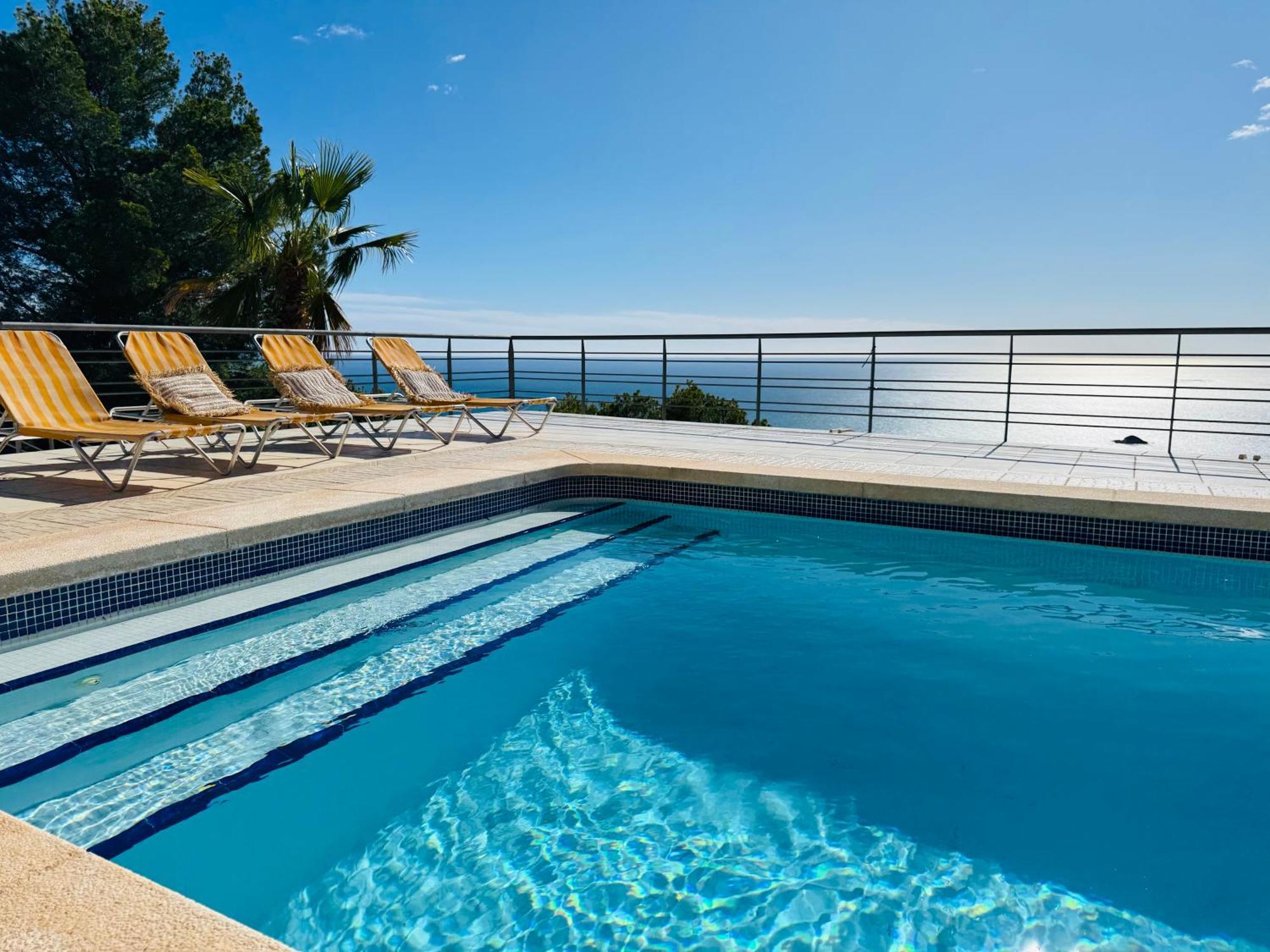Seaview 6Br Villa With Private Pool Altea Luaran gambar